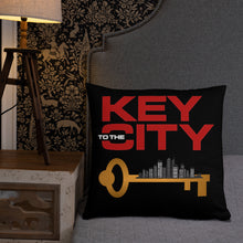 Load image into Gallery viewer, "Key to the City Logo" Pillow