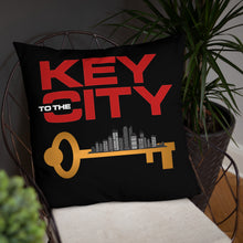 Load image into Gallery viewer, "Key to the City Logo" Pillow