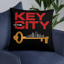 Load image into Gallery viewer, "Key to the City Logo" Pillow