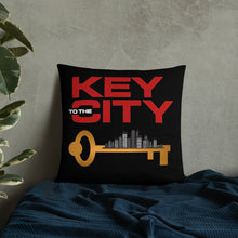 Load image into Gallery viewer, "Key to the City Logo" Pillow