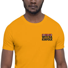 Load image into Gallery viewer, "Build Witcha Kinfolk" Embroidered Unisex Tee
