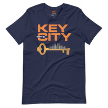 Load image into Gallery viewer, Orange "Key to the City Logo" Unisex T-Shirt