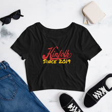 Load image into Gallery viewer, "Kinfolk Since 2019" Women’s Crop Tee